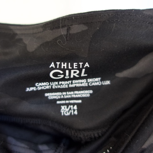 Athleta Girl Camo Lux Swing Skort XL/14 - Picture 2 of 3